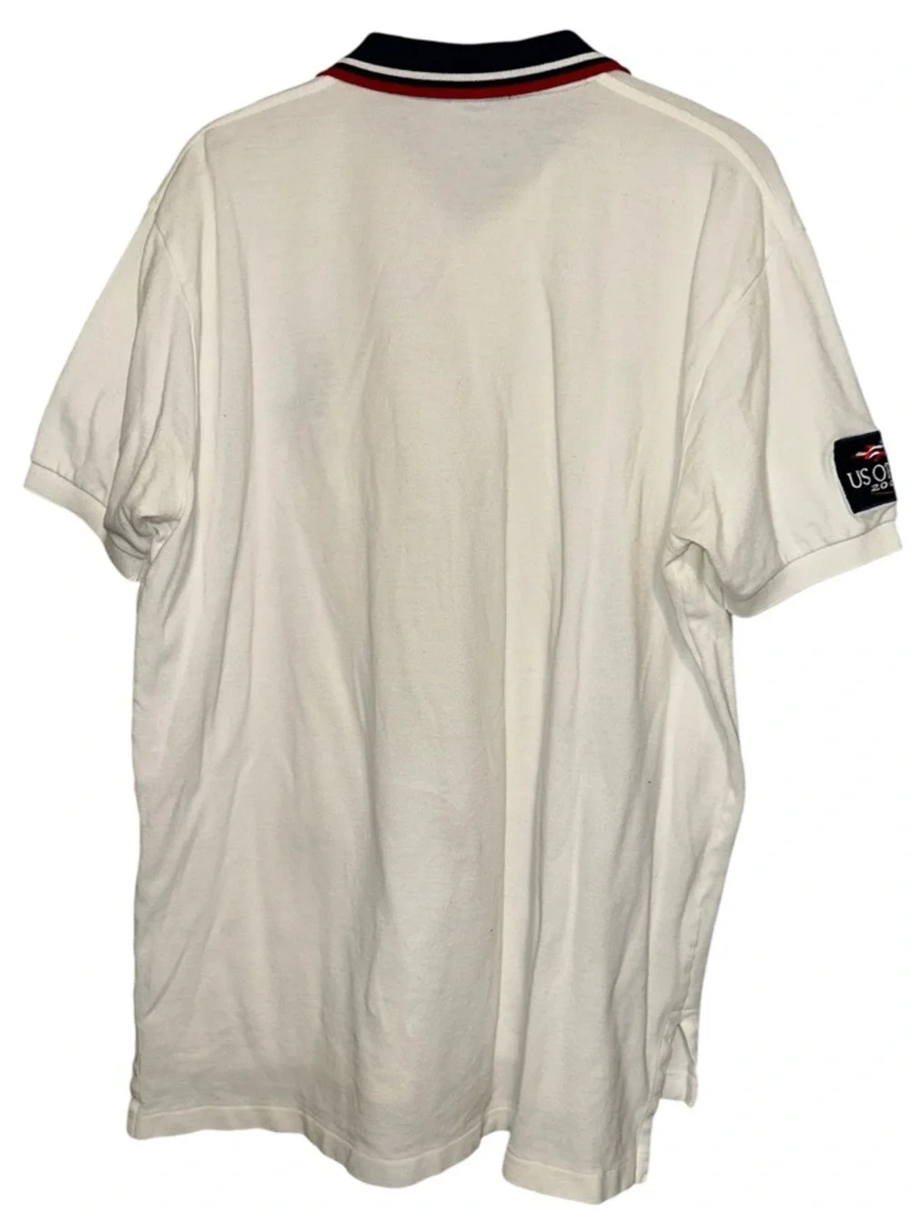 Polo Ralph Lauren Men’s Size L White Big Pony US Open 2005 Tennis Polo Shirt